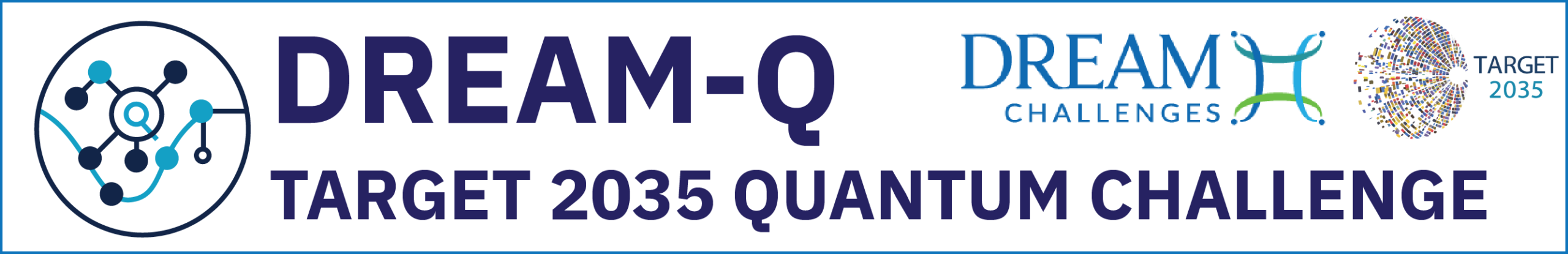 DREAM Q Target 2035 Quantum Challenge for Ligand Discovery Banner